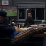 New Balance 515 Sport V2 White Pigment Red of Brendan Hunt as Coach Beard in Ted Lasso S02E09 “Beard After Hours” (2021)