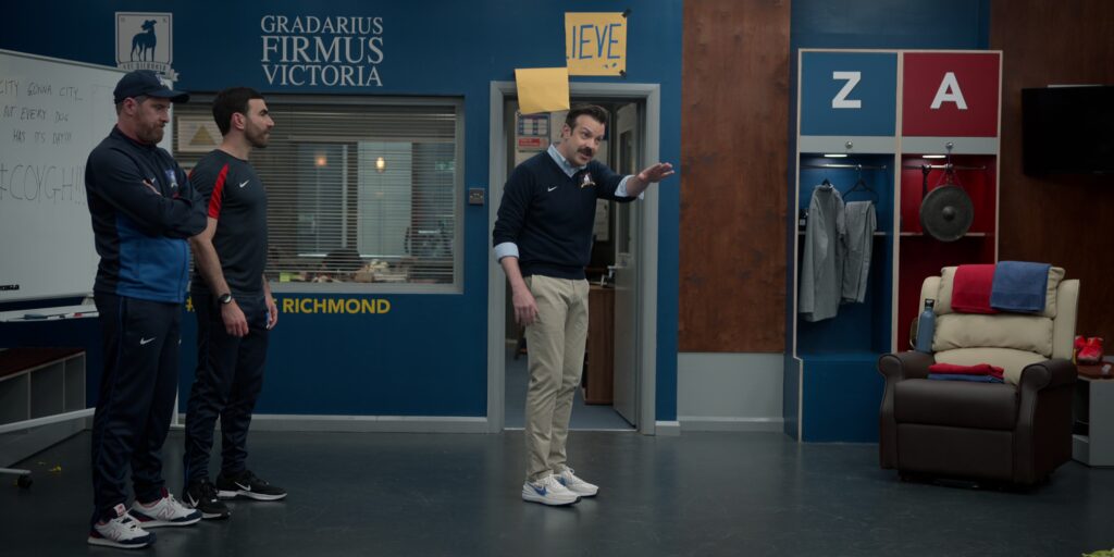 Nike Waffle One Summer of Sports Pack of Jason Sudeikis as Ted Lasso in Ted Lasso S03E05 “Signs” (2023)